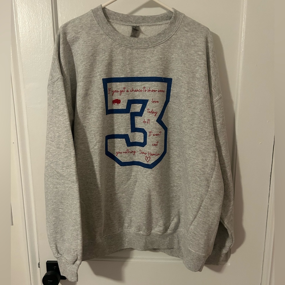 Damar Hamlin Buffalo Bills Sweatshirt